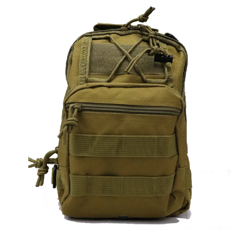 Men's outdoor crossbody bag, hiking camping equipment, hiking sports travel backpack, shoulder bag