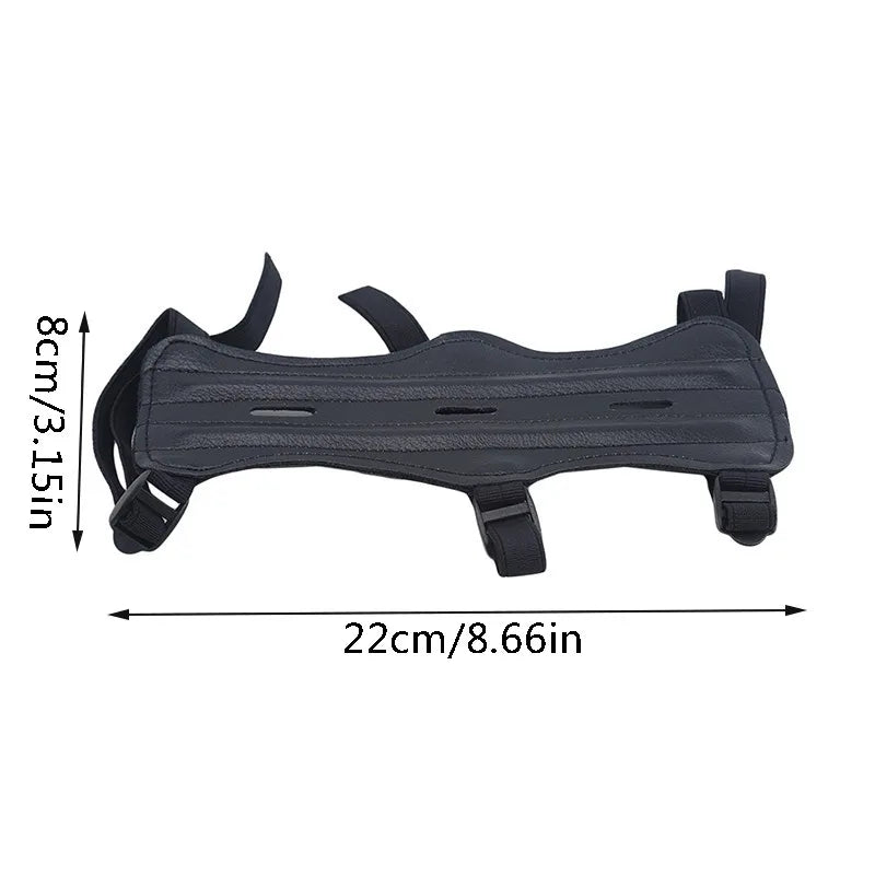 Beach Camp Leather Archery Equipment Arm Guard Protection Forearm Safe Adjustable Bow Arrow Hunting