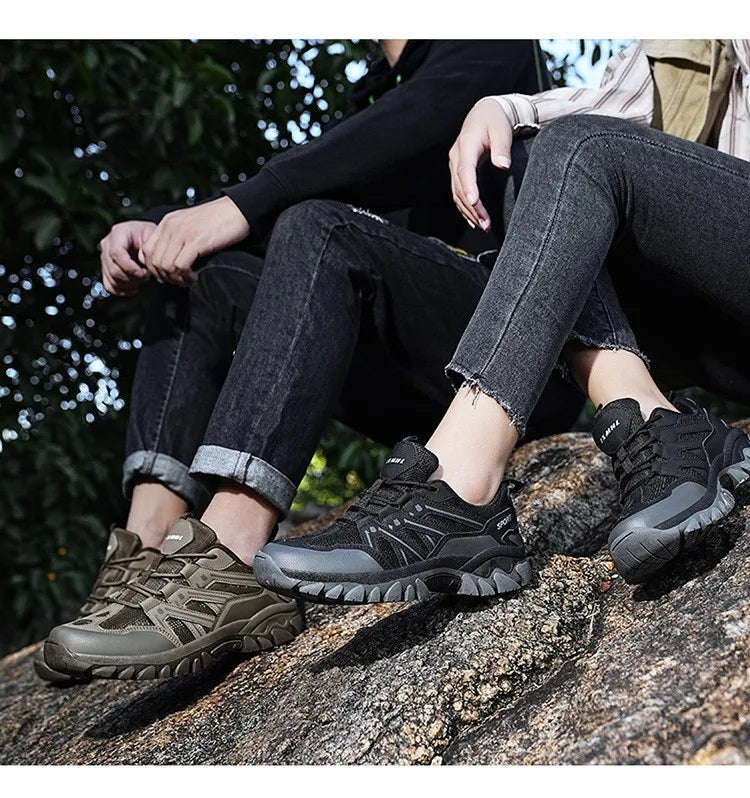 Beach Camp Men/women's Hiking Shoes Outdoor Trekking Sports Climbing Camping Boots Non-slip Waterproof Walking Jogging Trainers Sneakers