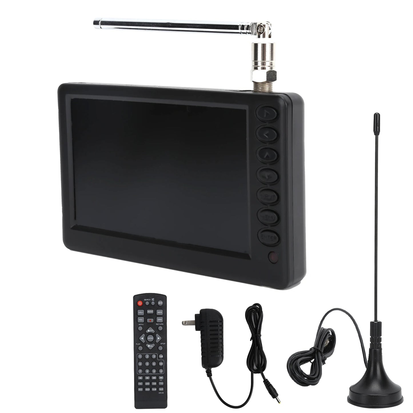 Beach Camp Digital Television 5 Inch Digital Television ATSC TV Portable Digital TV for Car Camping Kitchen Portable Digital TV
