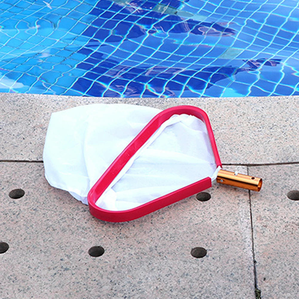 Beach Camp Pool Landing Net Pool Skimmer Net with Aluminum Handle Fine Mesh Pool Net Pool Leaf Skimmer Net for Pool Hot Tub Pond
