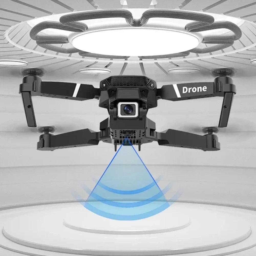 Beach Professional 4K Wide Angle Drone E88 with HD Camera Wi-Fi FPV Height Hold Foldable RC Quadrotor for Kids Toys