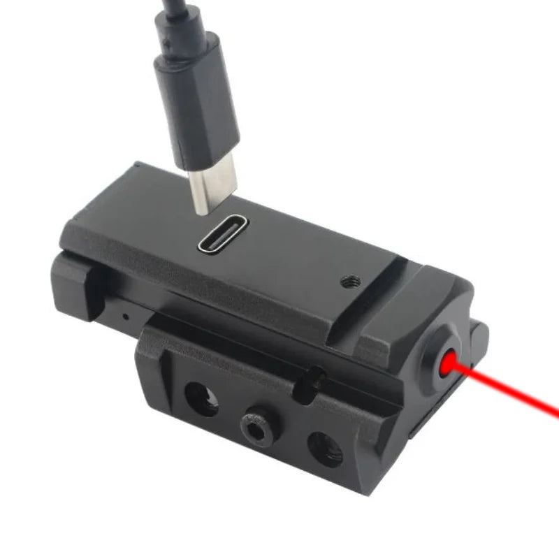 Beach Camp Blue Laser Sight fit for Picatinny Weaver Rail for Pistol Glock USB Type-C Charging Red Green Laser Sight