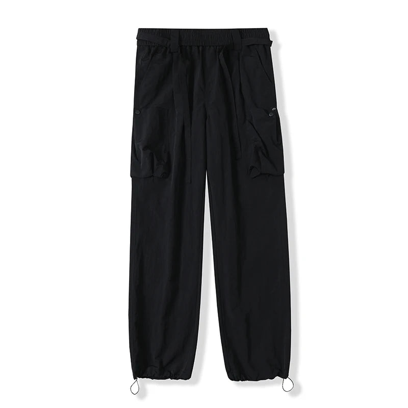 Beach Camp Hiking Pants Men Spring Summer Waterproof Lightweight Quick Dry Breathable Cargo Pants with Multi-Pockets Cooling Thin Trousers