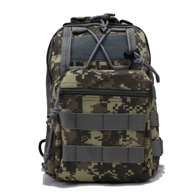 Men's outdoor crossbody bag, hiking camping equipment, hiking sports travel backpack, shoulder bag