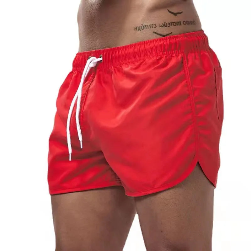 Beach Camp Men's Swim Shorts Swim Trunks Quick Dry Board Shorts Bathing Suit Breathable Drawstring With Pockets for Surfing Beach Summer