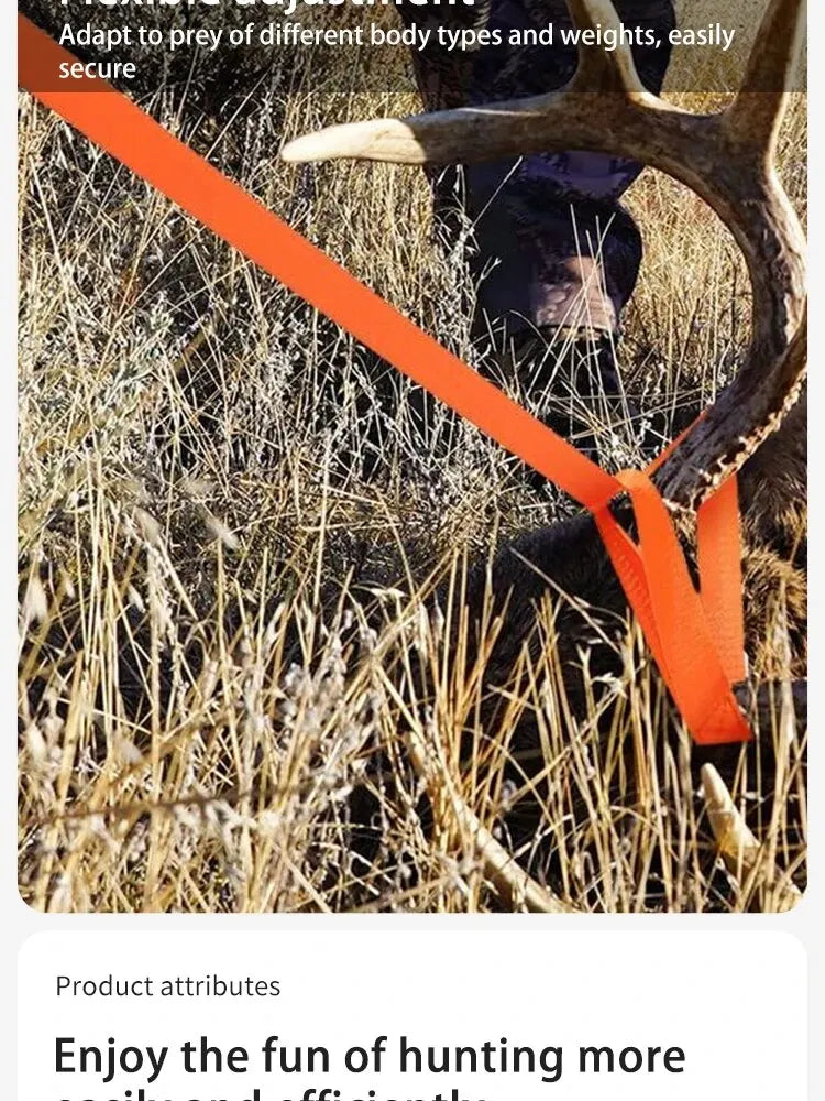 Outdoor Deer Rope Rope Hunting Supplies Go out with Rope Anti-lost, Anti-flying, Anti-tree Artifact Prey Strap.