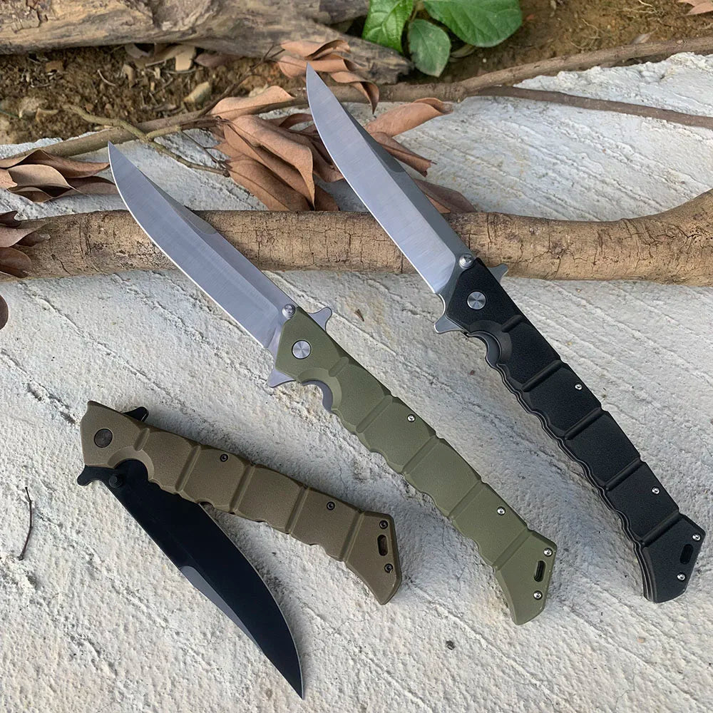 Beach Camp Folding Hunting Knife Self Defense Survival Tactical Knives Swiss Pocket Knife for Men Hand Tools