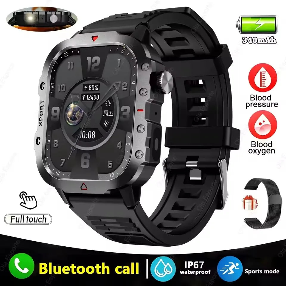Beach Camp 2025 Smartwatch For New GPS Smart Watch Men 1.71 Inch HD Display GPS & Make/Receive Phone Calls 400mAh Battery Braceletes