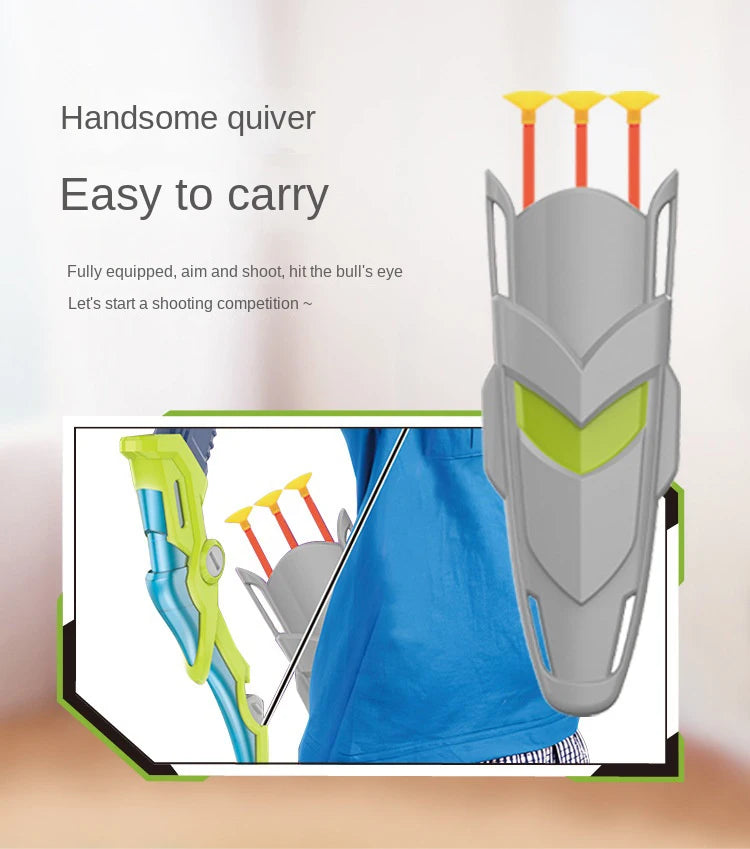 Bow and Arrows for Children Kids Archery Bow Practice Recurve Bow Outdoor Sports Game Hunting Shooting Toy Boys Gift Bow Kit Set