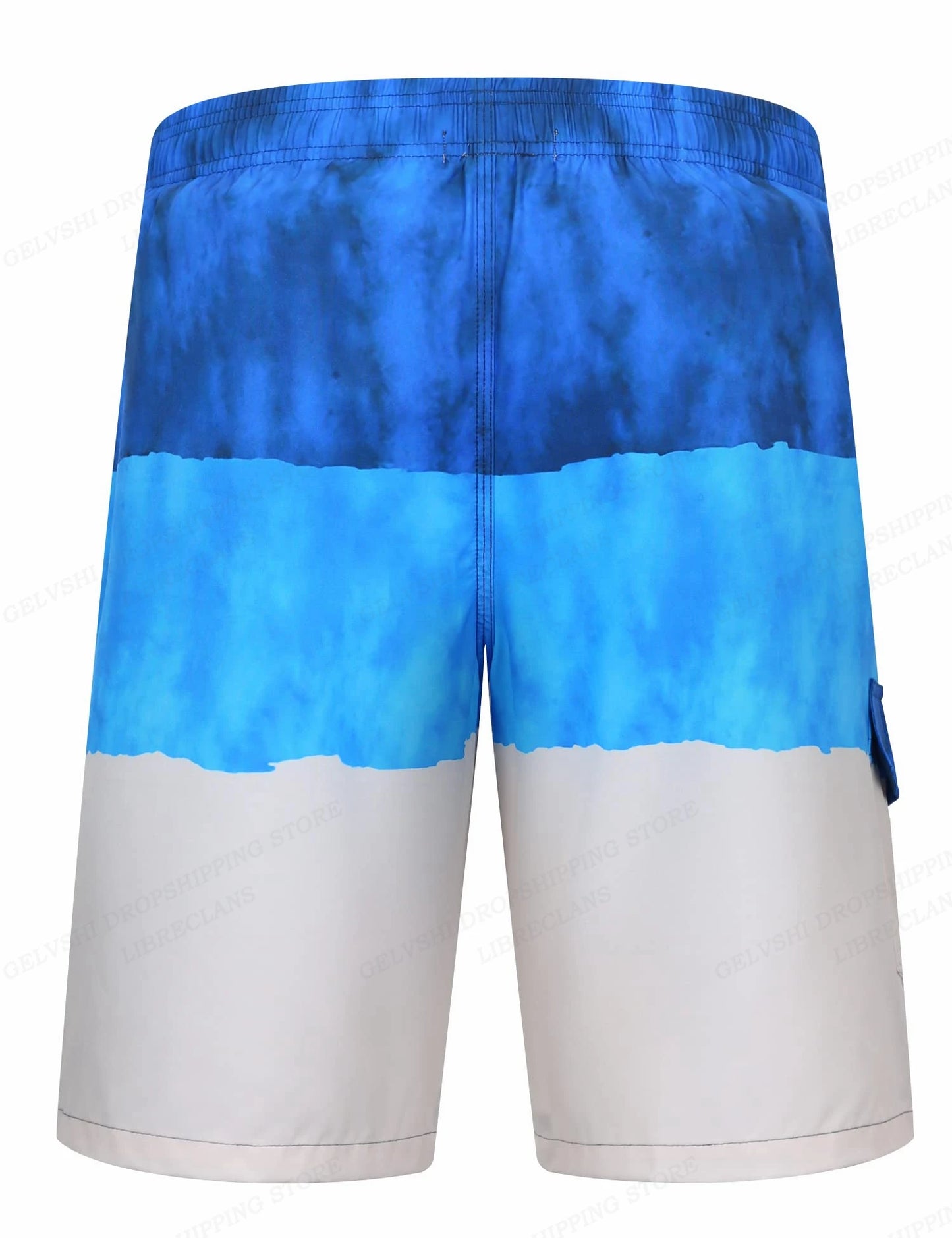 Striped Beach Shorts Men Fashion Swimwear Board Shorts Trunk Gym Fitness Pants Men's Briefs Swimsuit Kids Beachwear Short Boy
