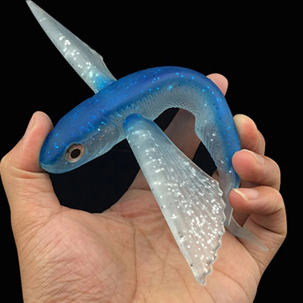 Fishing Lure Bait Sea Fishing Big Fish Flying Fish Soft Bait Tuna Lures Pink Trolling Bird Shaped Teaser for Fishing Tackle