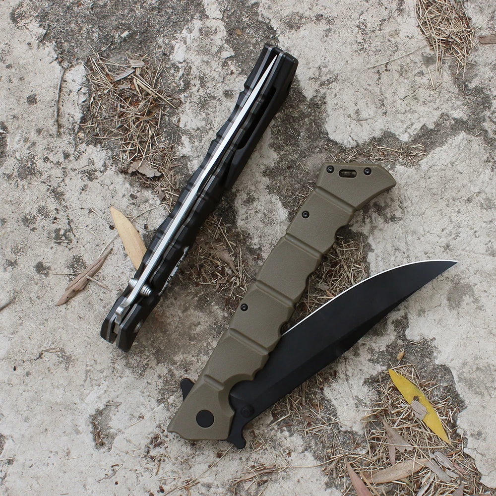 Beach Camp Folding Hunting Knife Self Defense Survival Tactical Knives Swiss Pocket Knife for Men Hand Tools