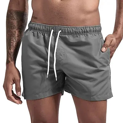 Beach Camp Men's Swim Shorts Swim Trunks Quick Dry Board Shorts Bathing Suit Breathable Drawstring With Pockets for Surfing Beach Summer