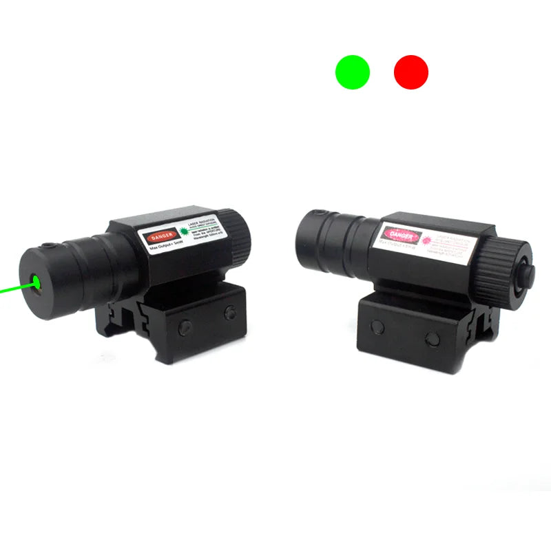 Beach Camp Rifle Pistol Laser Sight Red Green Laser Sight with 10180 Rechargeable Battery 11mm 20mm Picatinny Rail Mount