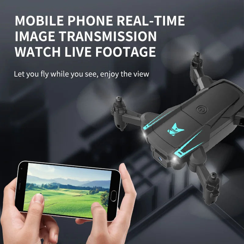 NEW Beach Camp D17 Mini Drone 4k Professional HD Wide Angle Camera WiFi FPV RC Drone Camera Height Hold Pocket Drone Helicopter Toy GIFT