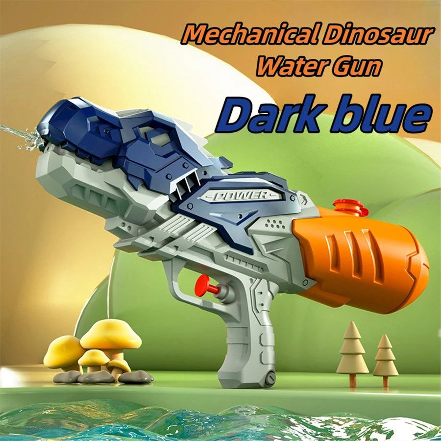 Beach Camp Dinosaurs, ducks, sharks, twin sprinklers, water gun toys, water fights, family gatherings, party games, water pools, beach toys