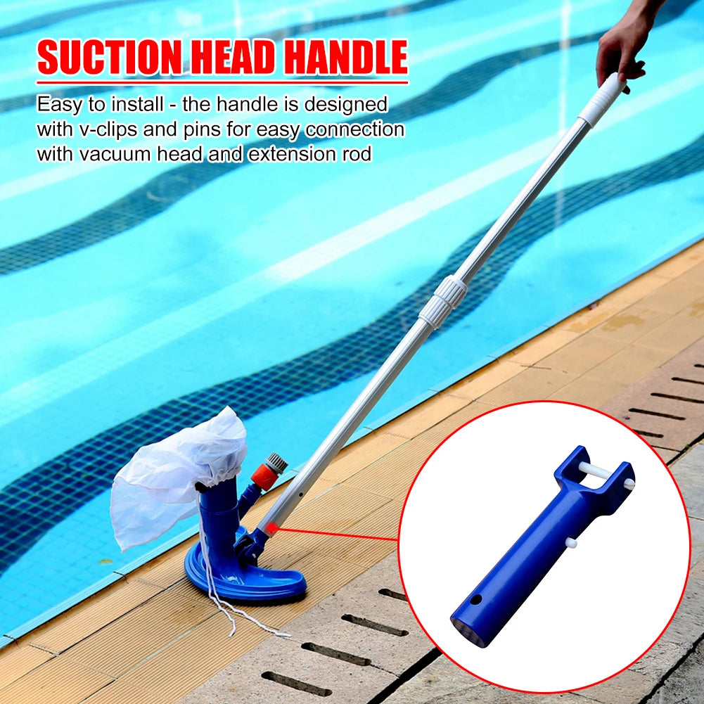 Beach Camp Swimming Pool Vacuum Cleaning Tool Pool Vacuum Cleaner Set for Spring Outdoor Cleaning Skimmer Brush Pool Tool with EU US Plug