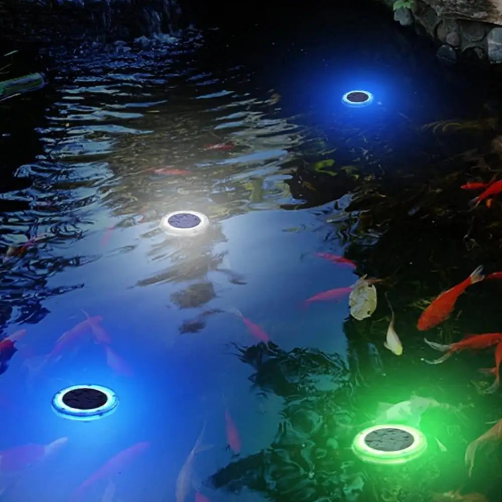 Beach Camp Solar Swimming Pool Lights Ip68 LED Pool Lights That Float & Glow Waterproof Long Lasting Outdoor Light up Pool Light for Garden