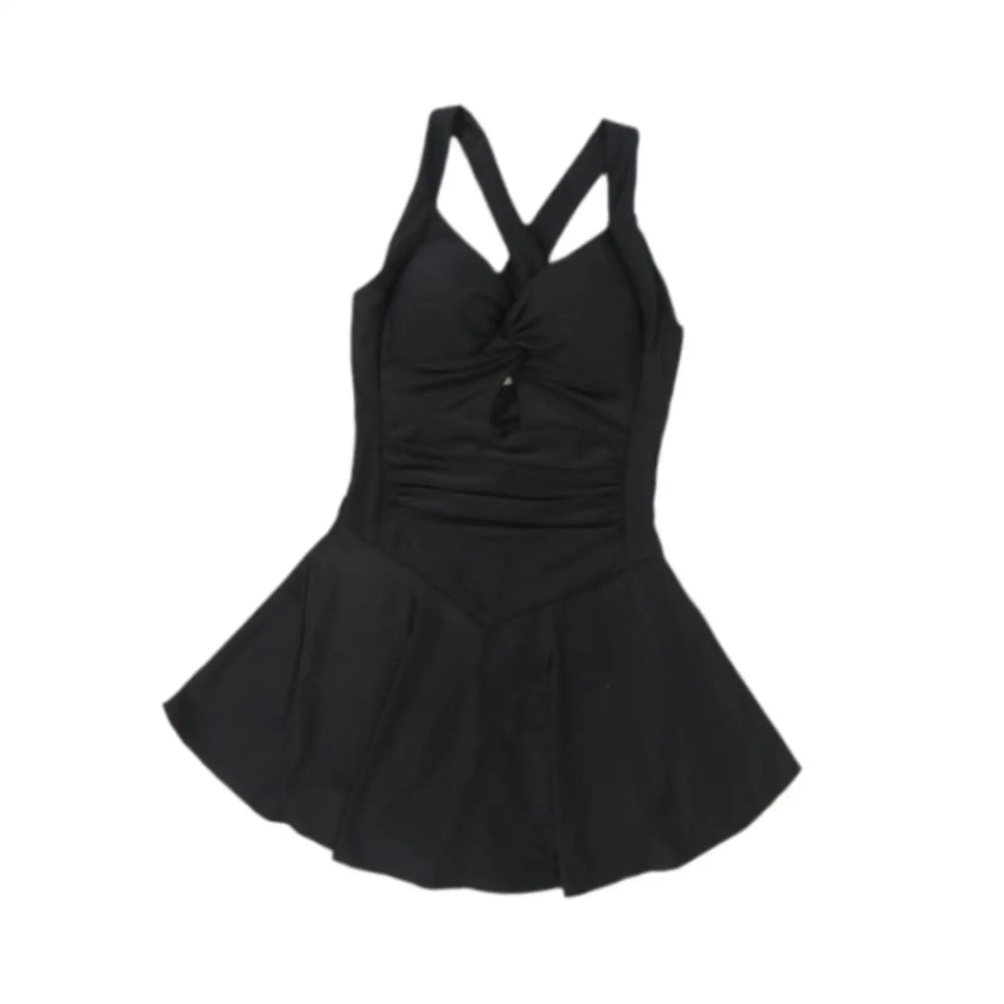 Beach Camp Women Swimsuit 1 Piece Swimsuits Sleeveless with Shorts Swimsuit Stylish Skirted Swimsuit Bathing Suit for Swimming Pool SPA