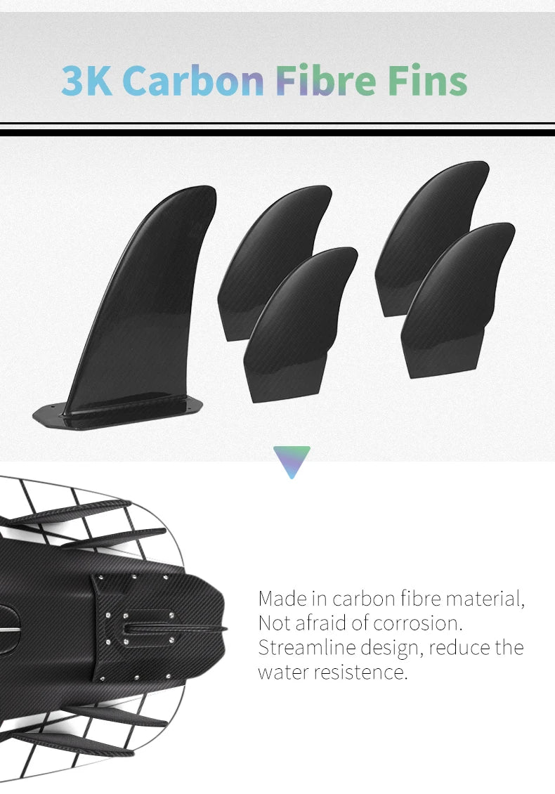 Beach Camp Fuel Engine Surfboard 109cc Electric Surfboard Carbon Fiber Surfboard Powerful High Speed Surfboards