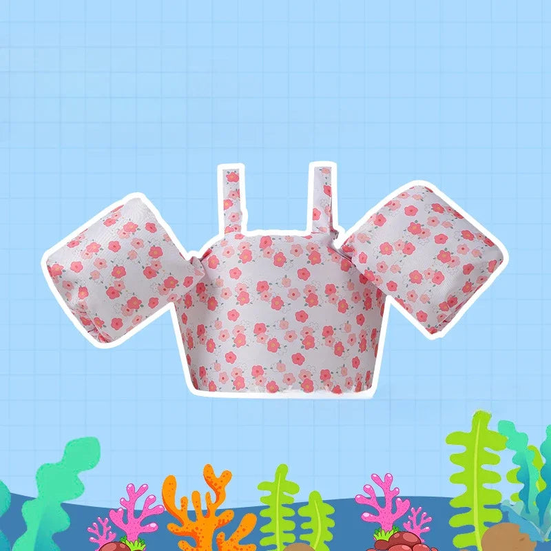 Baby Swimwear Swimming Float Safety Swimming Training Floating Pool Arm Floats No Inflatable Baby Swimsuit Buoyancy Vest