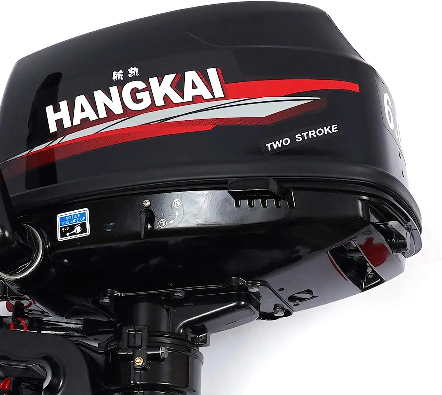Beach Camp 18HP 2 Stroke Outboard Motor, Fishing Boat Engine Water Cooling 246CC Heavy Duty Boat Engine Marine Engine with CDI Ignition