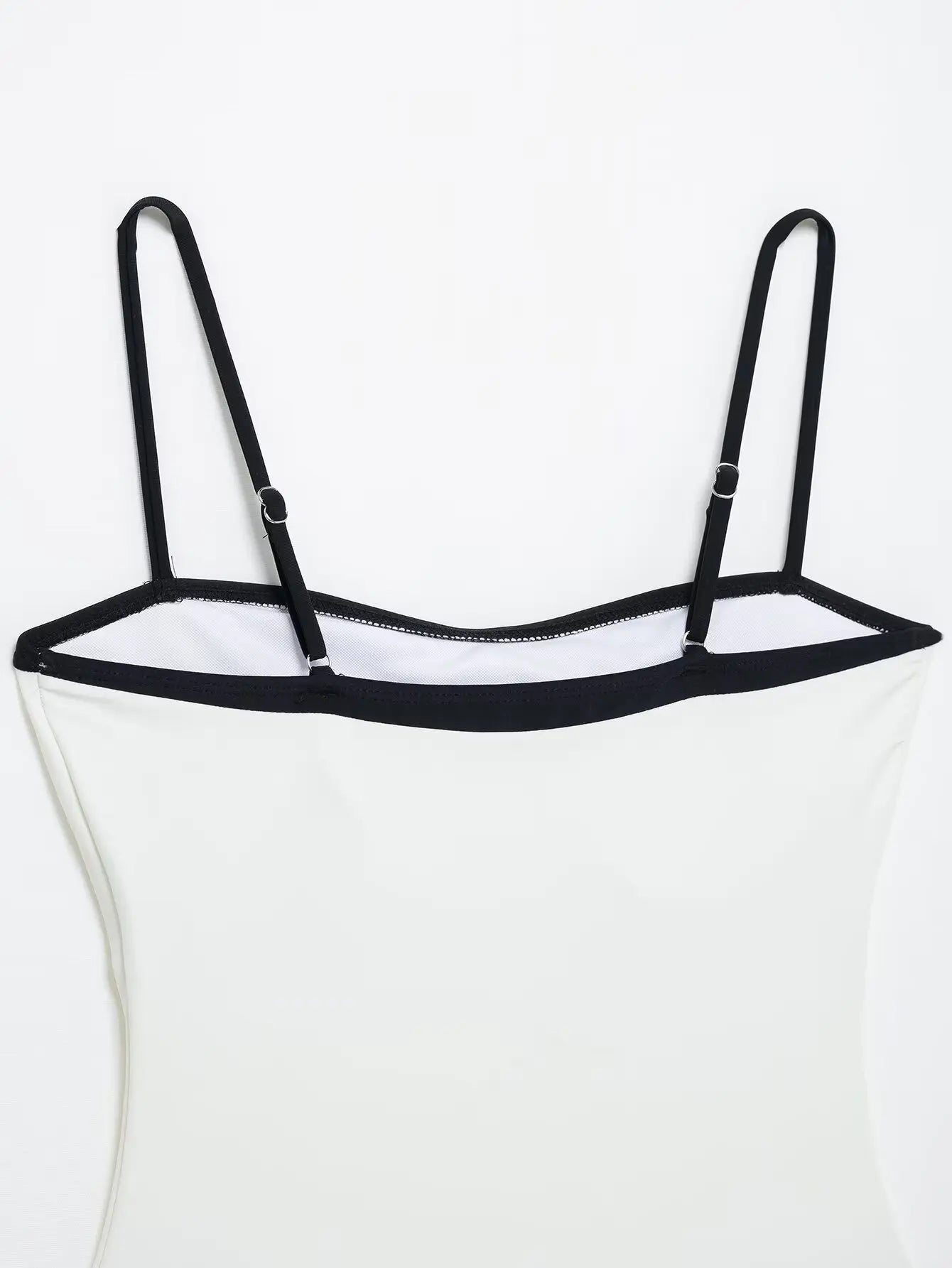 Beach Camp Swimsuit Jumpsuit Woman New Two-Tone Camisole Sleeveless for Women Casual Slim Fit Contrasting Women's Playsuit Tops