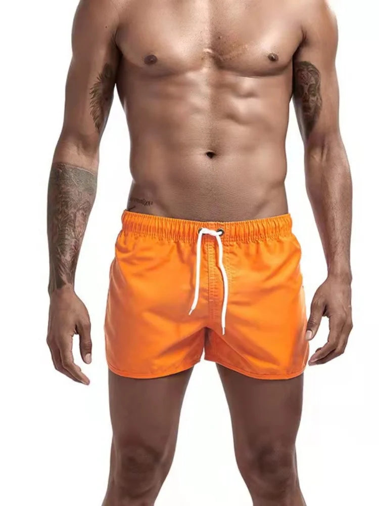 Beach Camp Men's Swim Shorts Swim Trunks Quick Dry Board Shorts Bathing Suit Breathable Drawstring With Pockets for Surfing Beach Summer