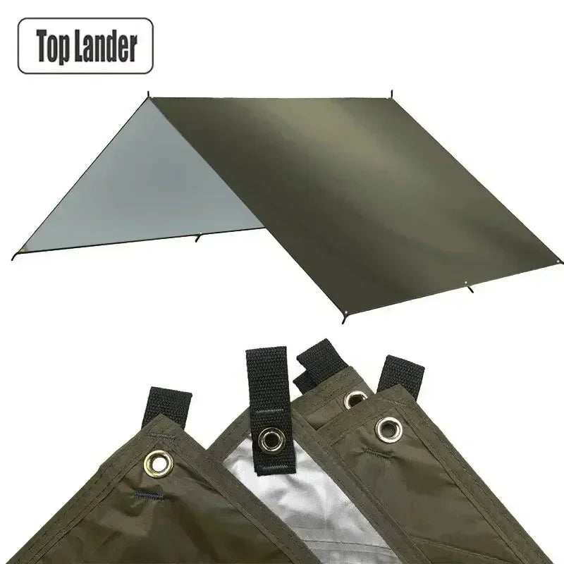 Beach Camp Camping Tarp Waterproof Tent Tourist Awning Shade Garden Canopy Beach Sunshade Outdoor Ultralight Camping Products Sun Shelter