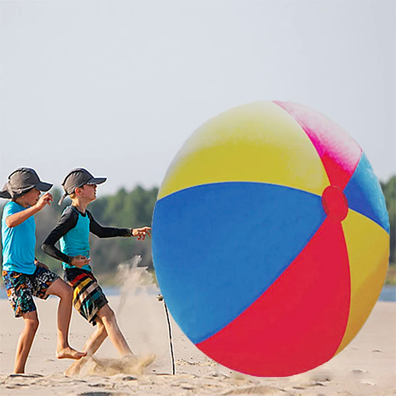 Beach Camp 2025 New Fun Toys Giant Inflatable Pool Beach Thickened PVC Sports Ball Outdoor Water Games Party Toy Children'S Birthday Gifts