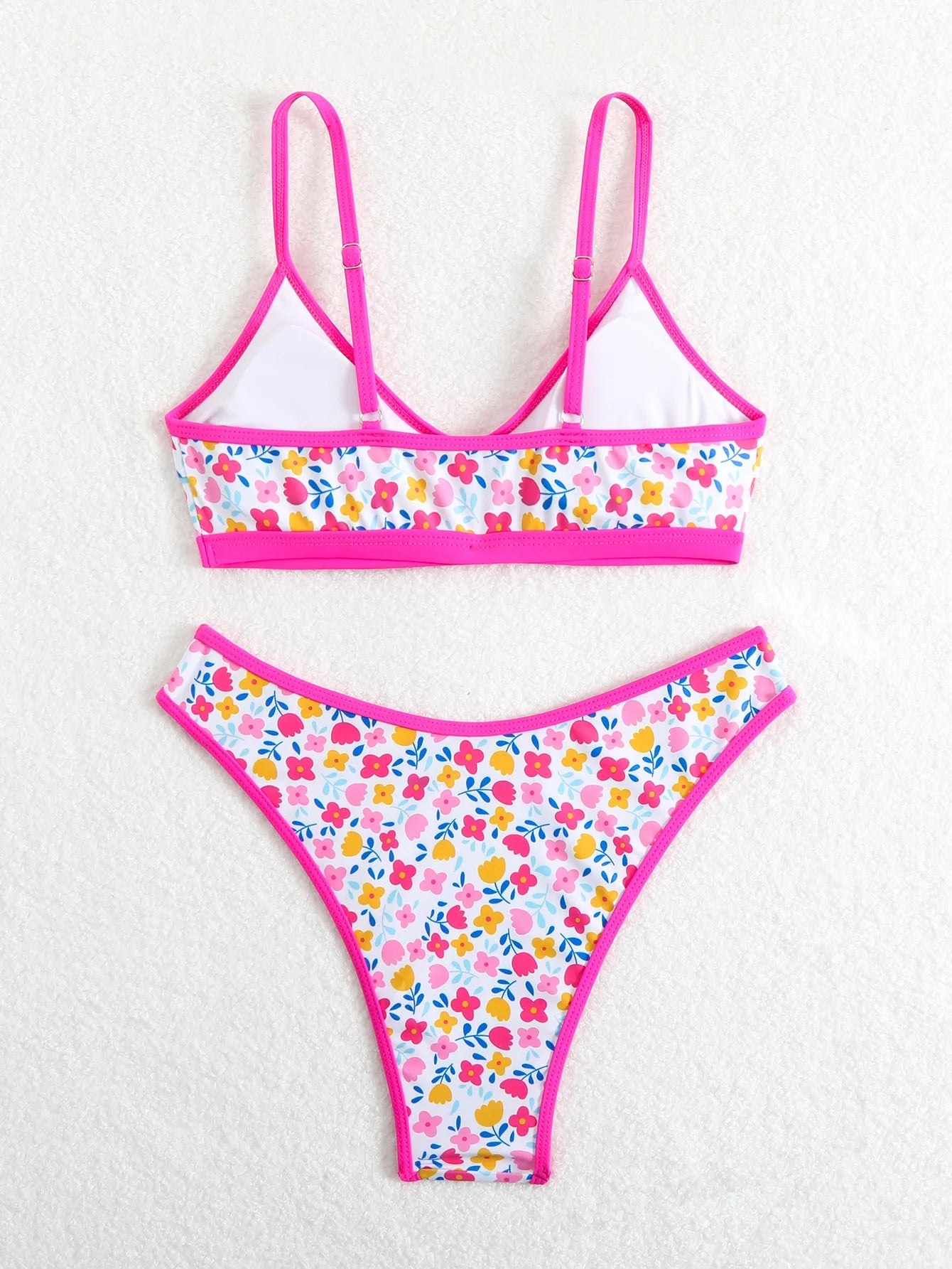 Beach Camp Bathing Suit Women New Swimsuit Female Europe and America Bikini Swimwear Triangle Swimming Trunks Wholesale