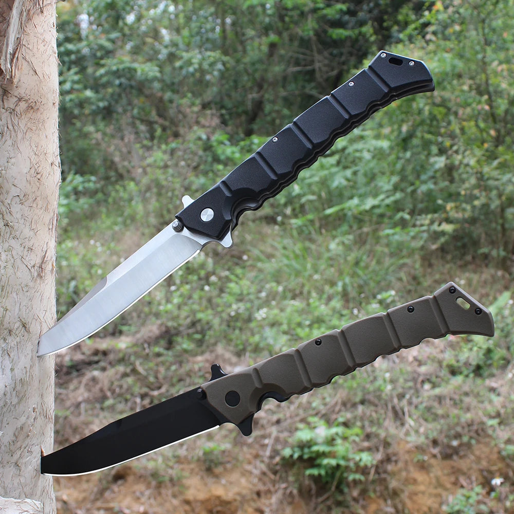Beach Camp Folding Hunting Knife Self Defense Survival Tactical Knives Swiss Pocket Knife for Men Hand Tools