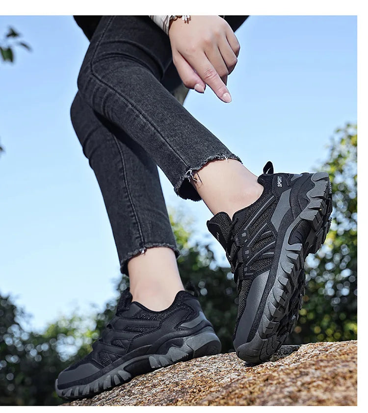 Beach Camp Men/women's Hiking Shoes Outdoor Trekking Sports Climbing Camping Boots Non-slip Waterproof Walking Jogging Trainers Sneakers