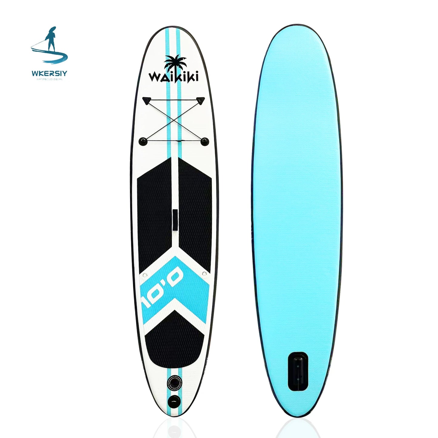 Beach Camp inflatable paddle board paddleboard inflatable for single person ISUP with SUP accessories surfing board