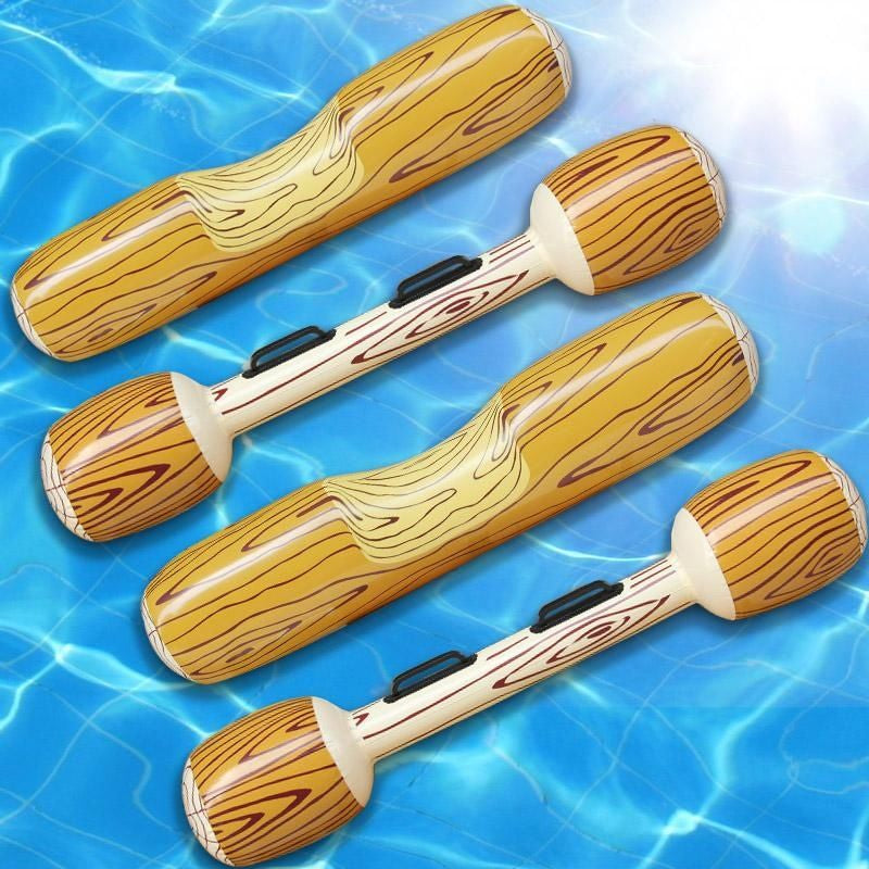 Beach Camp 4Beach Camp Pcs Inflatable Pool Floats, Pool Rafts Row Toys For 2 Players Adults Children Summer Pool Party Floating Toys for Kids