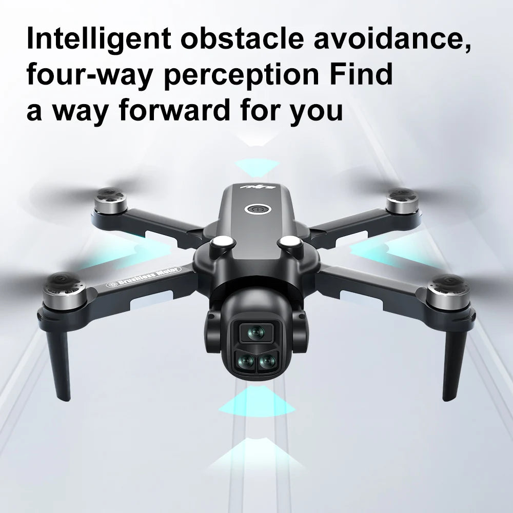 Beach Camp Drone 4K Professional HD Dual-Camera Obstacle Avoidance 5G Wi-Fi with Screen Remote Control Quadcopter Optical Flow Drone