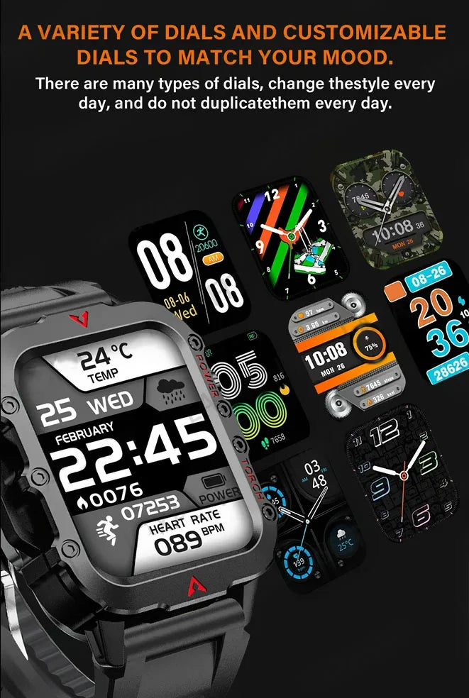 Beach Camp 2025 Smartwatch For New GPS Smart Watch Men 1.71 Inch HD Display GPS & Make/Receive Phone Calls 400mAh Battery Braceletes