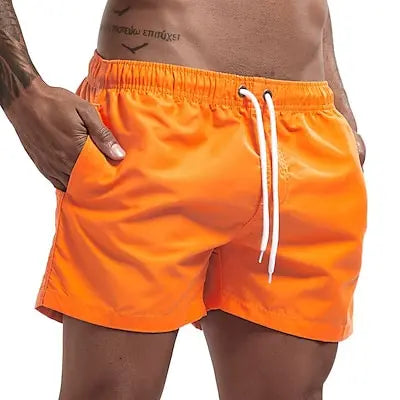 Beach Camp Men's Swim Shorts Swim Trunks Quick Dry Board Shorts Bathing Suit Breathable Drawstring With Pockets for Surfing Beach Summer