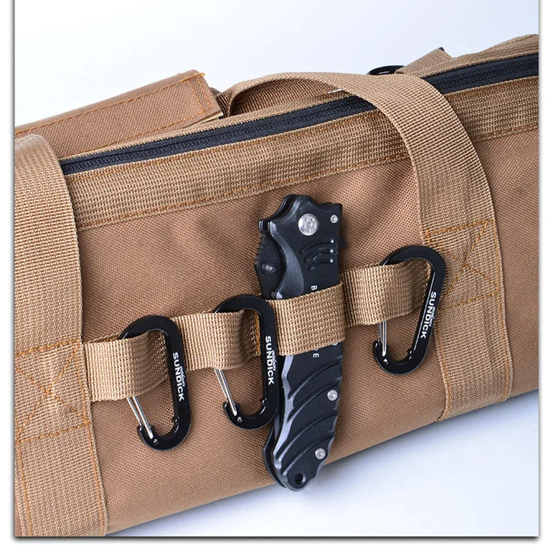Camping Tool Bag Large Capacity Wide Mouth Storage Tool Bag Water Resistant Gear Bag