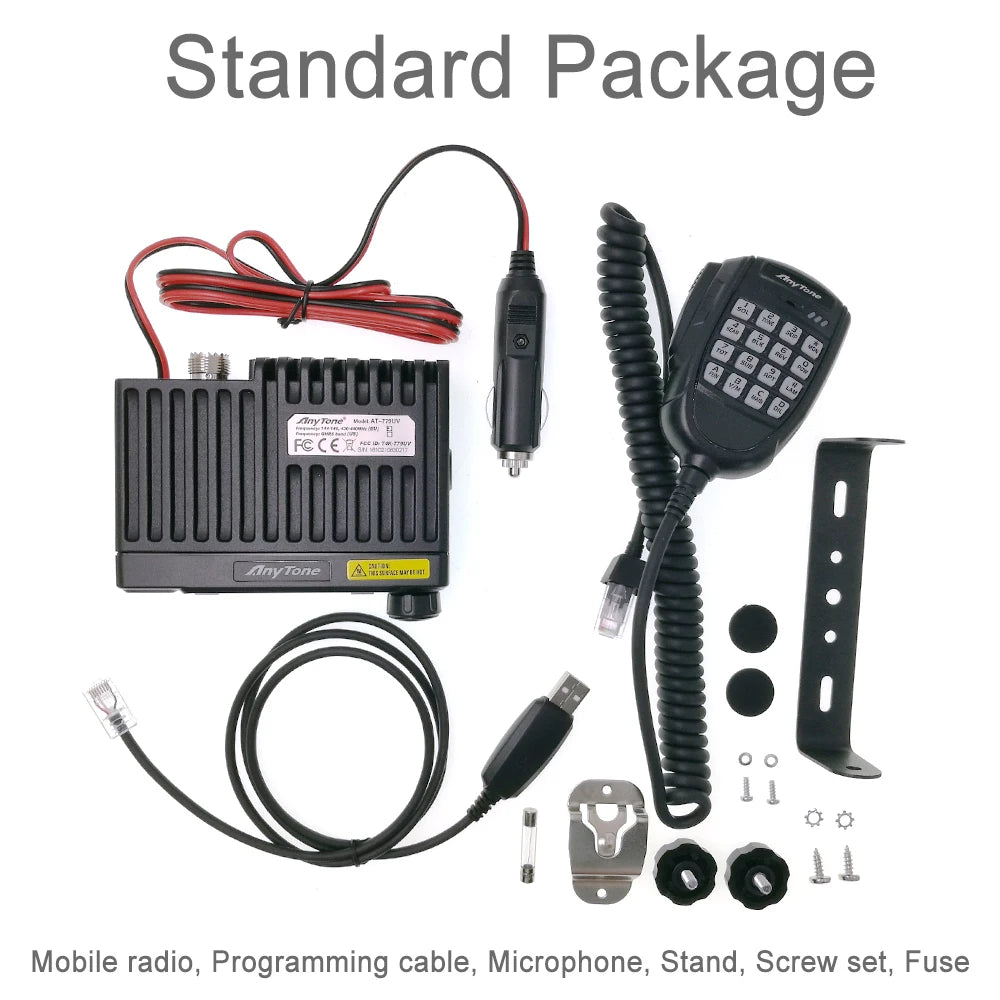 Beach Camp AT-779UV Mini Size Dual Band Transceiver Mobile Radio VHF/UHF 2 Way Radio Car Tranceiver