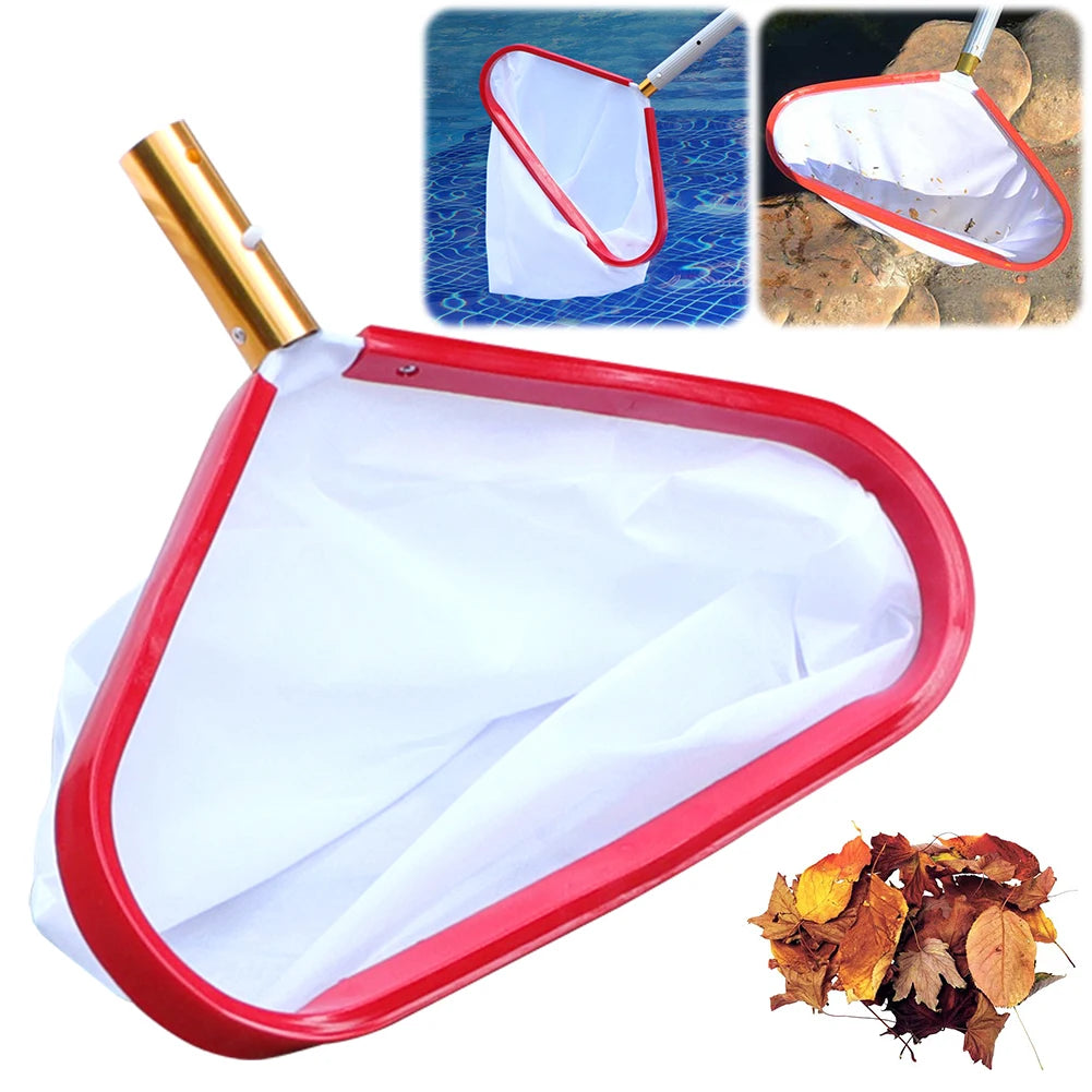 Beach Camp Pool Landing Net Pool Skimmer Net with Aluminum Handle Fine Mesh Pool Net Pool Leaf Skimmer Net for Pool Hot Tub Pond