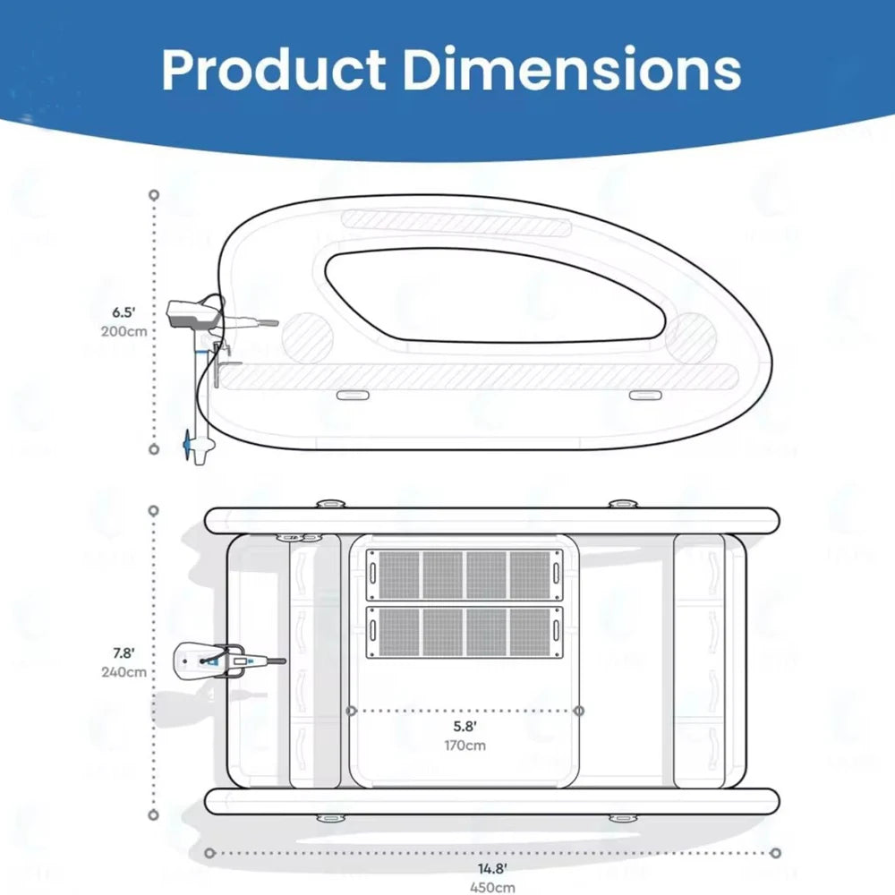 Beach Camp Portable Floating Water Platform Pontoon Houseboat All-Electric Solar Powered Boat Zero-Emission Pontoon Fishing Boat For Water