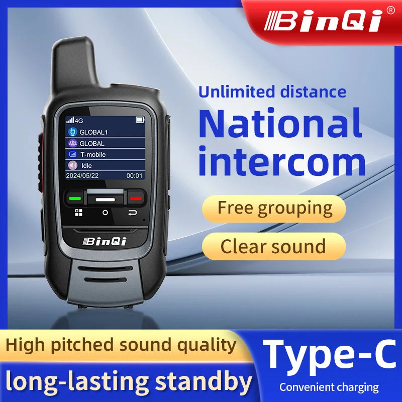 Beach Camp Mini walkie talkie is compact, convenient, long-distance, global conversation, and ultra long standby