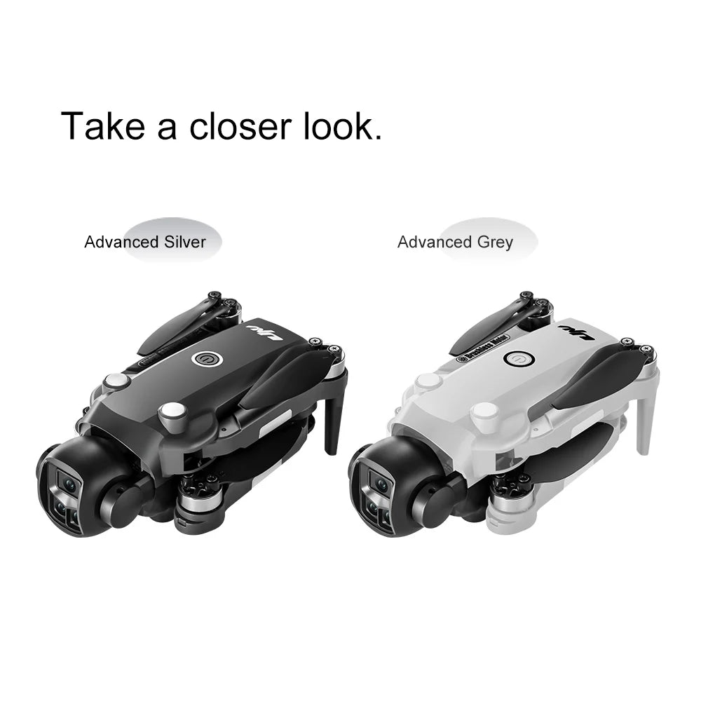 Beach Camp Drone 4K Professional HD Dual-Camera Obstacle Avoidance 5G Wi-Fi with Screen Remote Control Quadcopter Optical Flow Drone