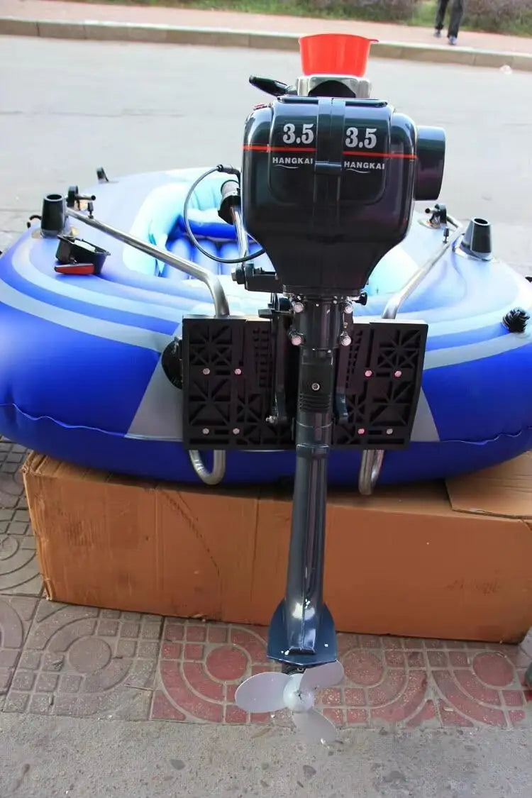 Beach Camp Hangkai Water Cooled 2 Stroke 3.5 HP Boat Engines Outboard Boat Motors (3.5 HP 2T)