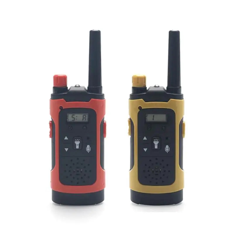 Long Range Electronic Toy LED Kids Walkie Talkies Handheld 2 Way Radio for Wireless Communication and Fun Learning