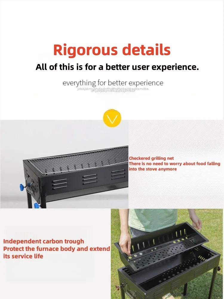 Japanese barbecue grills, portable picnic and camping barbecue grills, barbecue grills, household charcoal barbecue grills