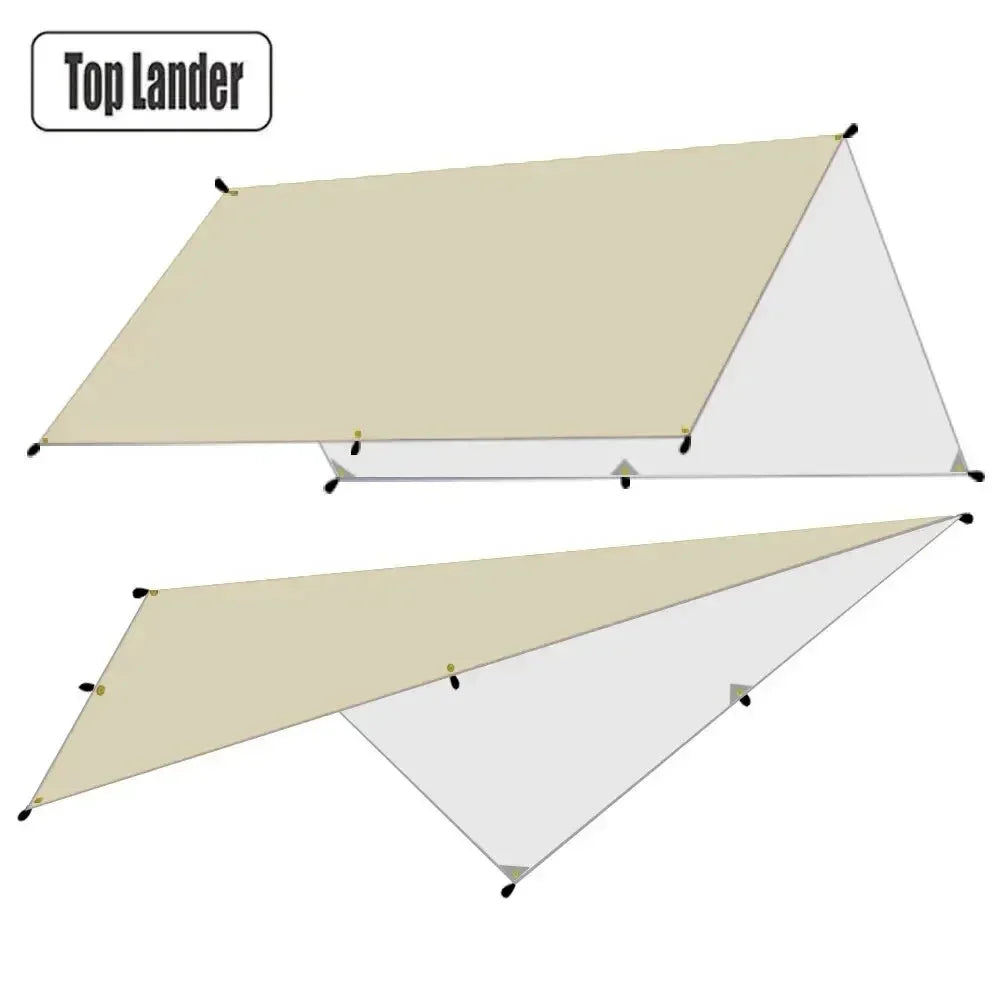 Beach Camp Camping Tarp Waterproof Tent Tourist Awning Shade Garden Canopy Beach Sunshade Outdoor Ultralight Camping Products Sun Shelter