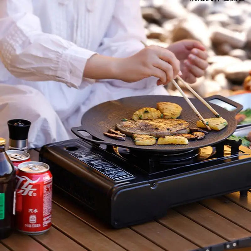Beach Camp Stove for Heat Small Cassette Stove Single Burner Portable Burner Cassettes Stove For Camping Picnics Hiking BBQ Outdoor